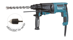 MAKITA HR2630X7 KIRICI DELICI MANDRENLI