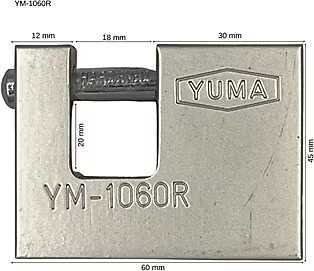 1060R KAYAR MİLLİ ASMA KİLİT 60 MM YUMA