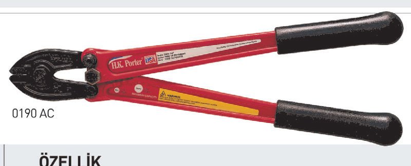 WELLER 0190AC DEMİR KESME MAKASI
