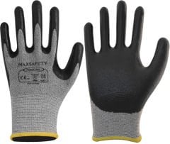 MAXSAFETY FONT-300 FOAM NITRILE COATED GLOVES