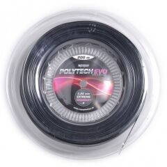 Topspin Poly Tech Evo 1,25mm / 200m  Siyah Tenis Raketi Kordajı
