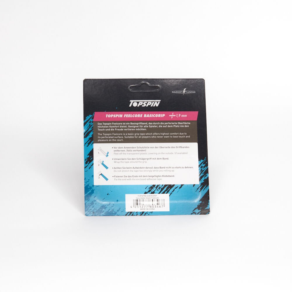 Topspin Feel Core  Basic Grip  Siyah