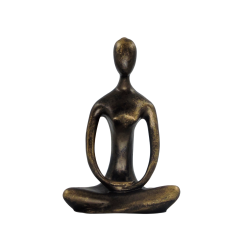 Yoga Yapan Kadın Biblo