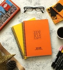 YENİDEN BAŞLA 2025 HAFTALIK AJANDA (TURUNCU)