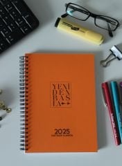 YENİDEN BAŞLA 2025 HAFTALIK AJANDA (TURUNCU)