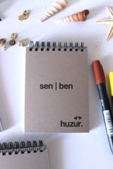 SEVGİLİLER GÜNÜ AJANDA SETİ BEJ
