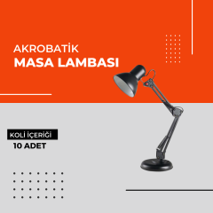 (Toptan) Akrobatik Masa Lambası 1 Koli (10 Adet)