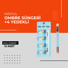 (Toptan) Ombre Süngeri +4 Yedekli 1 Koli (24 Adet)