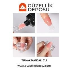 Poly Jel Tırnak Mandalı 5 Adet