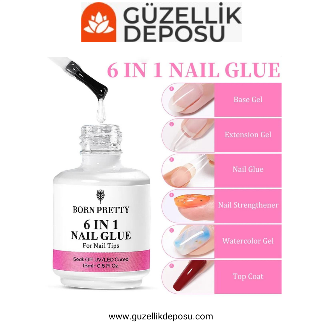 6 In 1 Nail Glue - Jel