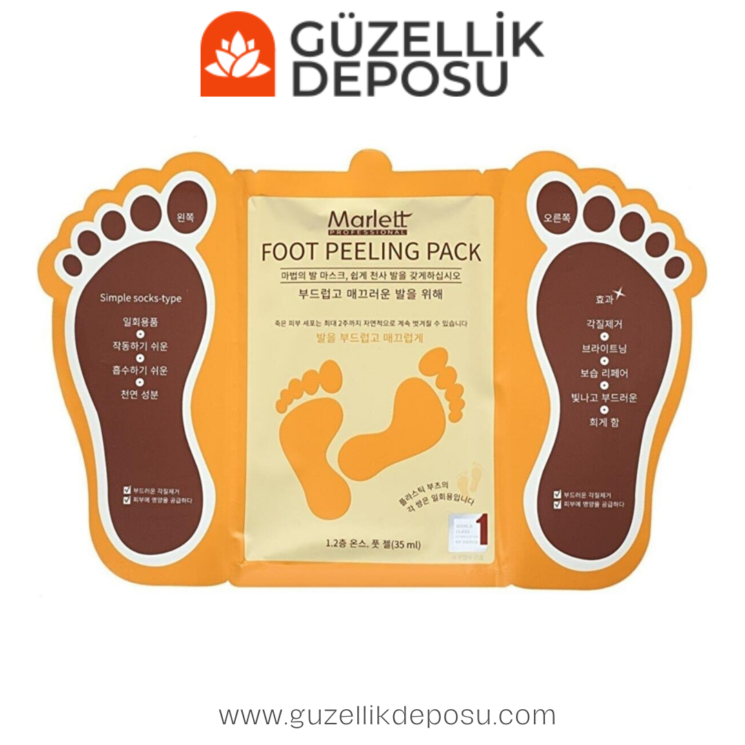 Marlett Foot Peeling Soyabilir Ayak Maskesi