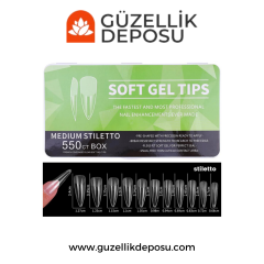 Misyul Soft Gel Tips 500'lü Medium Stiletto