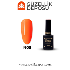 Misyul Turuncu Neon Kalıcı Oje 15ml 05