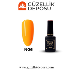 Misyul Turuncu Neon Kalıcı Oje 15ml 06