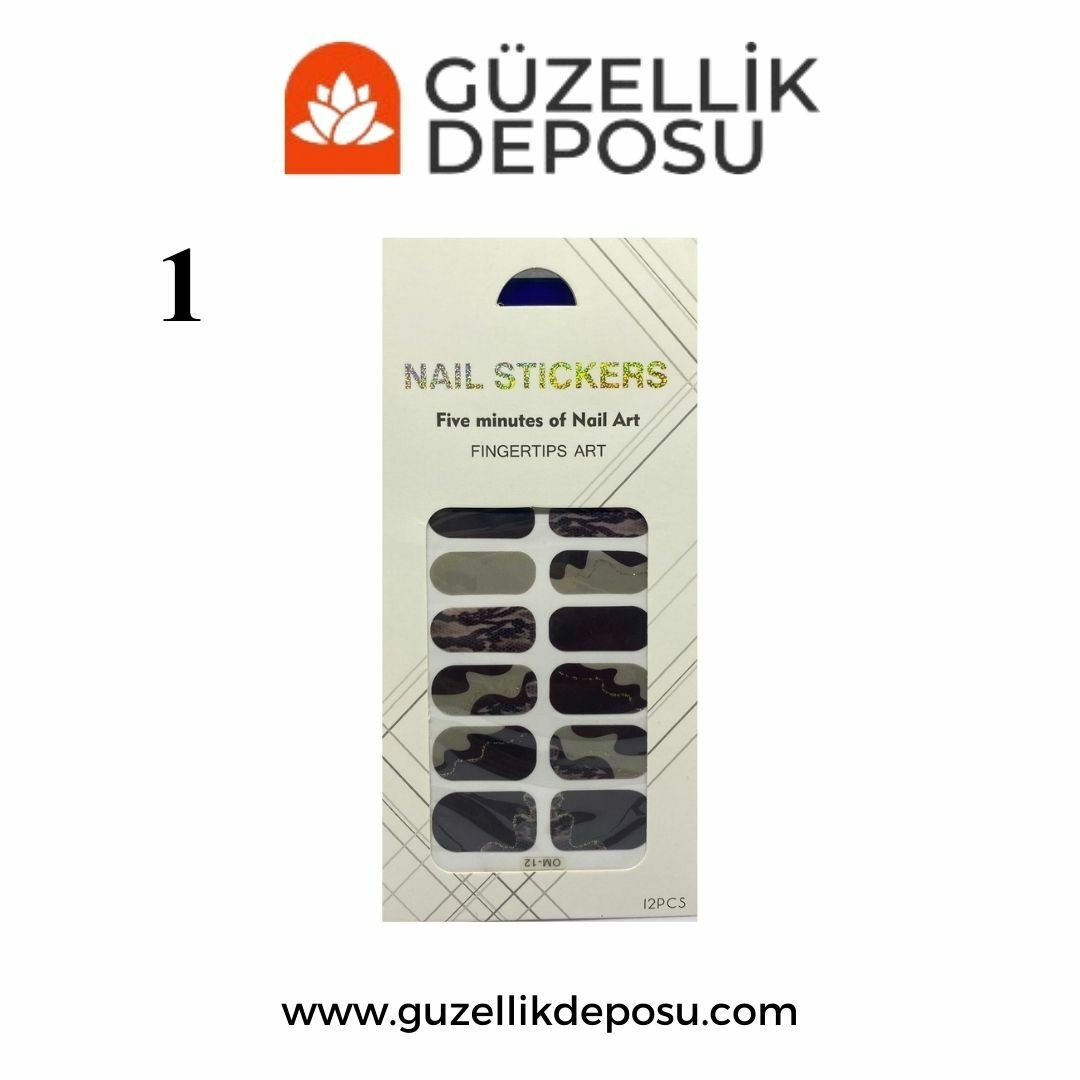 Nail Art Tırnak Sticker Modelleri