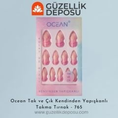 Ocean Takma Tırnak Tak Ve Çık Kendinden Yapışkanlı - 765