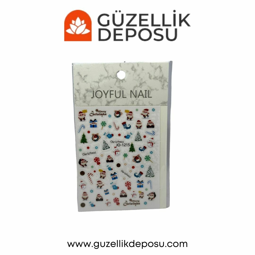 Yılbaşı Tırnak Süsleme Sticker 1215