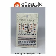 Yılbaşı Tırnak Süsleme Sticker 1214