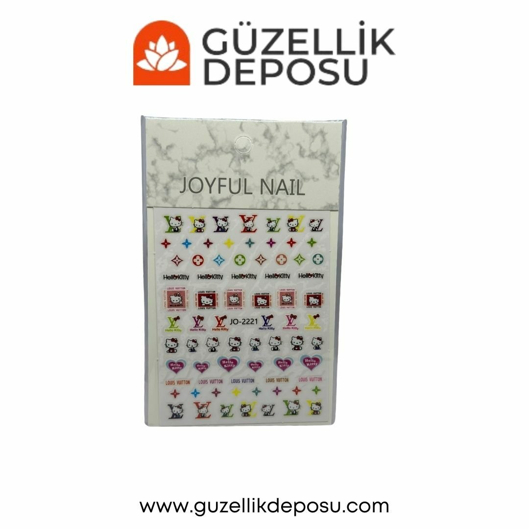 Hello Kitty Tırnak Süsleme Sticker 2221