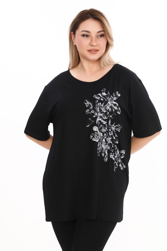 Kadın Büyük Beden Tunik Bluz Tunik 723