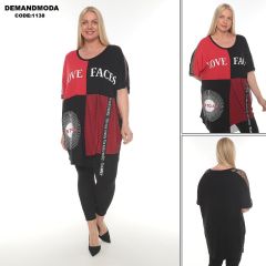 1138 LOVE DROBE FILE DETAYLI TASARIM BLUZ