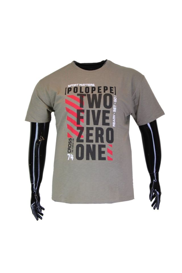 Erkek Büyük Beden T-Shirt 1332-12