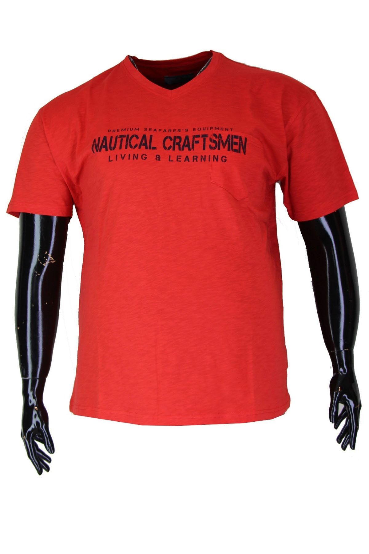 Erkek Kırmızı Tshirt 1328-8