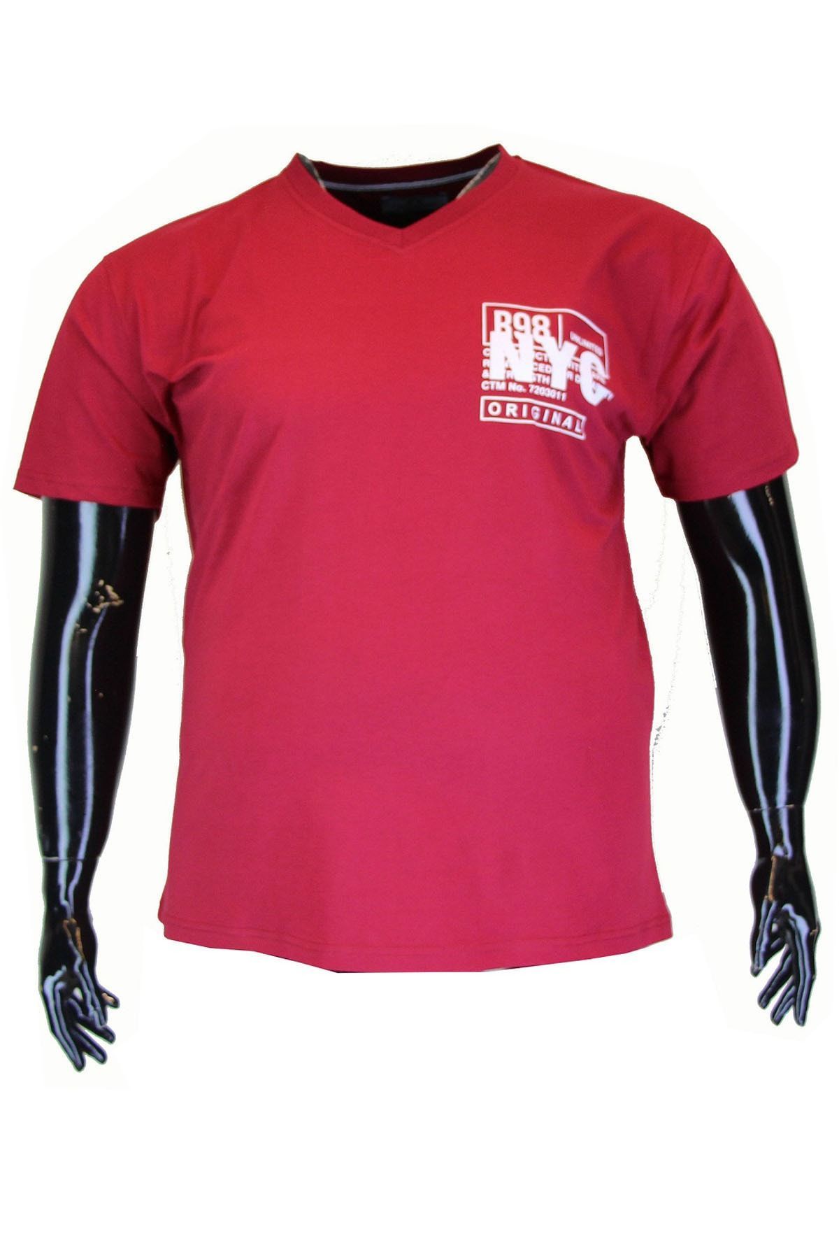 Erkek Büyük Beden T-Shirt 1335-8