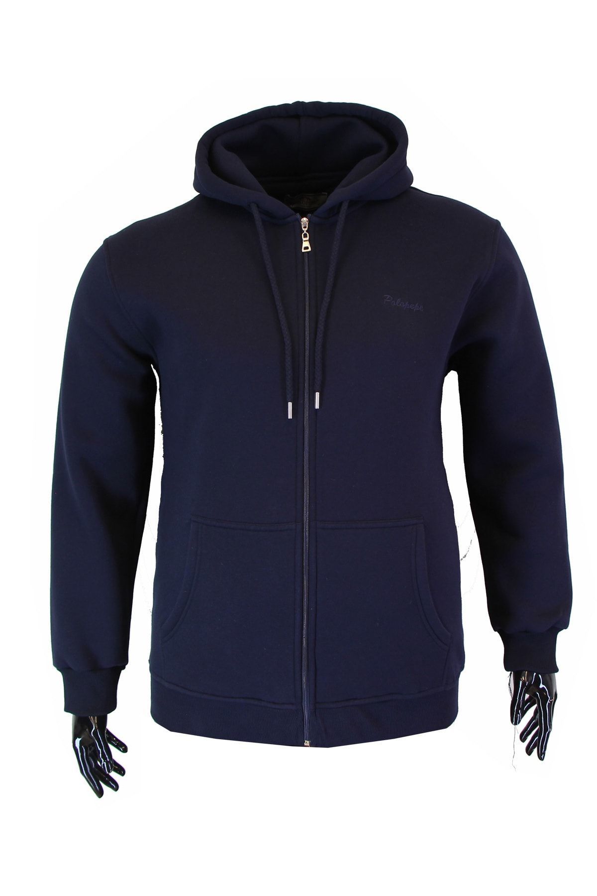 Erkek Lacivert Büyük Beden Sweatshirt 20451-3