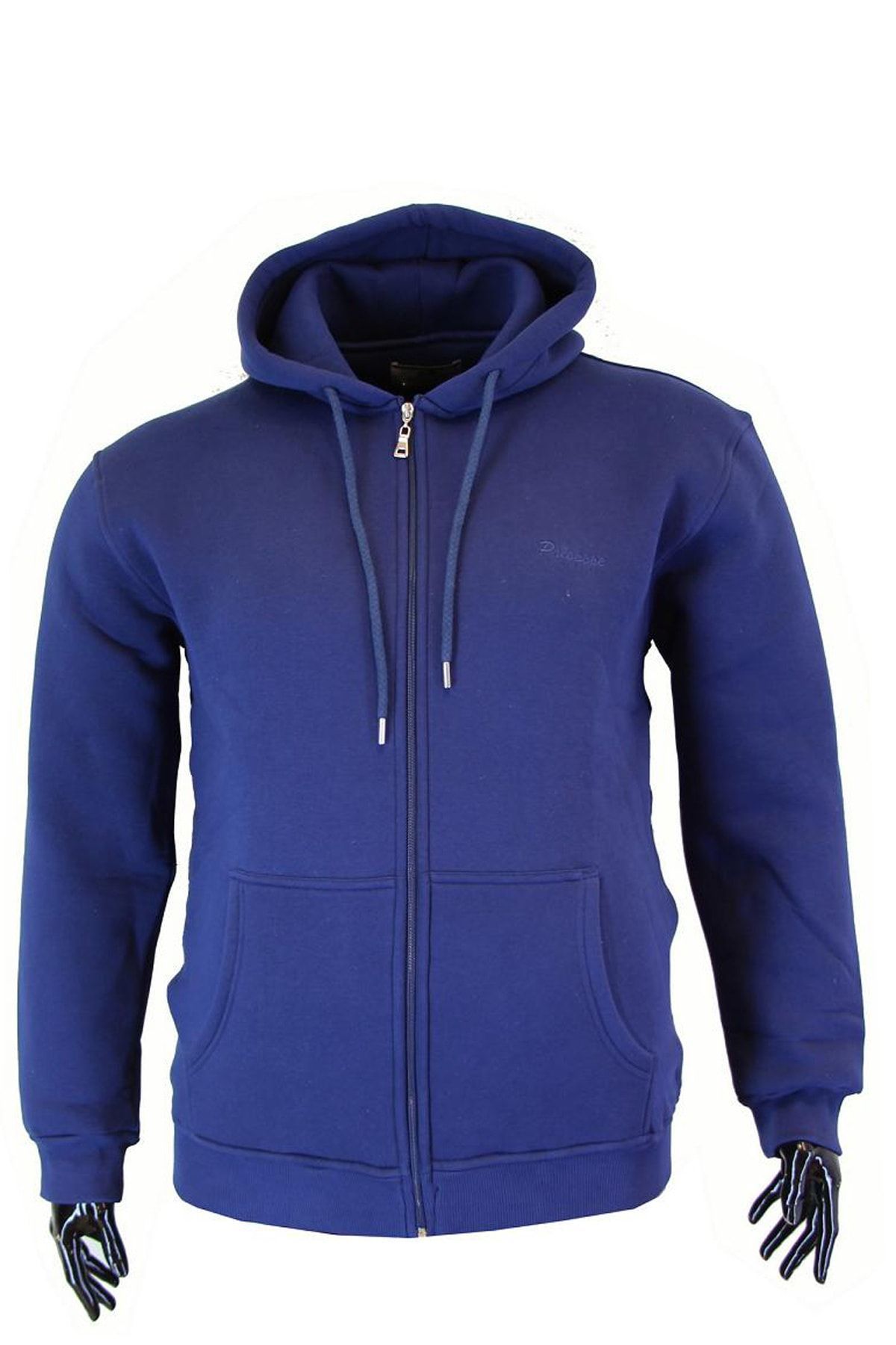 Erkek İndigo Büyük Beden Sweatshirt 20451-4