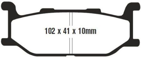 Yamaha XV 535/535 S Virago (1995-2003) Ön Yari Sinter Fren Balatasi EBC FA179V