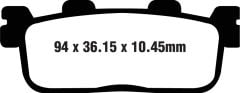 Yamaha YP 400 RA X-MAX (ABS) (2013-2014) Arka Sinter Fren Balatasi EBC SFA607HH