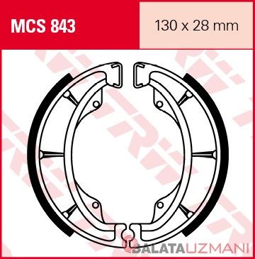 SYM 125 Symply (2008-> --) Arka Organik Fren Balatasi TRW MCS843