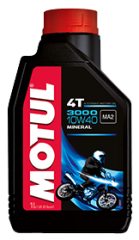 MOTUL 3000 10W40 4T 1L MİNERAL 4 ZAMANLI MOTOR YAĞI