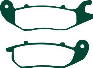 Honda MSX 125 D Grom (2013-2014) Ön Organik Kevlar Fren Balatasi EBC SFA375