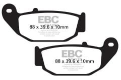 Honda MSX 125 D Grom (2013-2014) Arka Organik Kevlar Fren Balatasi EBC FA629