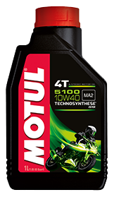 MOTUL 5100 10W40 4T 1L YARI SENTETİK 4 ZAMANLI MOTOR YAĞI