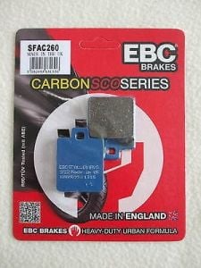 Piaggio Liberty 150 (4T / 10 Spoke Döküm Jant) (2009-2014) Ön Scooter Karbon Fren Balatasi EBC SFAC260