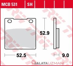 Suzuki GSX 1300 R Hayabusa (1999->2007) Arka Sinter Fren Balatasi TRW MCB531SH*
