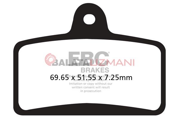 Aprilia RS 125 (4T) (2017-2018) Organik Ön Fren Balatasi EBC FA399
