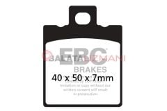Aprilia RS 125 (5 Vida Arka Disk/2T) (1999-2005) Organik Arka Fren Balatasi EBC FA047