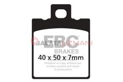 Ducati 695 Monster (2007-2008) Organik Arka Fren Balatasi EBC FA047