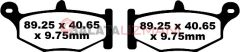 Suzuki GSXR 750 K6/K7 (2006-2007) Yari Sinter Arka Fren Balatasi EBC FA419V