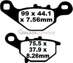 Suzuki UK 110 L5/L6/L7/L8 Address (2015-2018) Organik Ön Fren Balatasi EBC SFA396