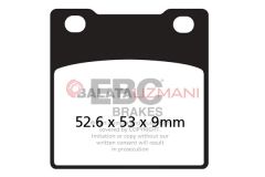 Suzuki GSX 750 FW/FX/FY/FK1/FK2 (1998-2002) Organik Arka Fren Balatasi EBC FA063