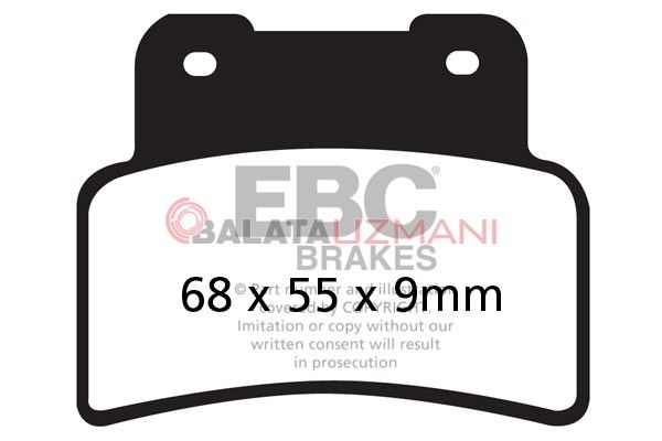 Yamaha YZF-R 125/ 125 A (2014-2018) Organik Ön Fren Balatasi EBC FA432