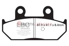 Suzuki AN 650 ZL3/ZL4/ZL5/ZL6/ZL7/ZL8 Burgman ABS Executive (2013-2018) Sinter Arka Fren Balatasi EBC SFA412HH
