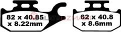 Suzuki UH 200 K7/K8/K9/L0/L1/L3 Burgman (2007-2013) Sinter Arka Fren Balatasi EBC SFA413HH