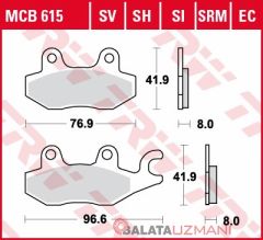 Kawasaki Z 300 ABS (2015-> --) Ön Organik Fren Balatasi TRW MCB615EC