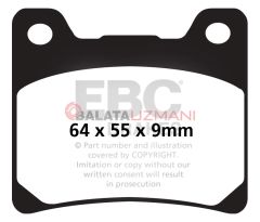 Yamaha XJ 900 S Diversion (1995-2003) Yari Sinter Arka Fren Balatasi EBC FA088V